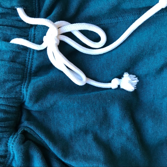 H&M - teal comfy shorts - Picture 4 of 5